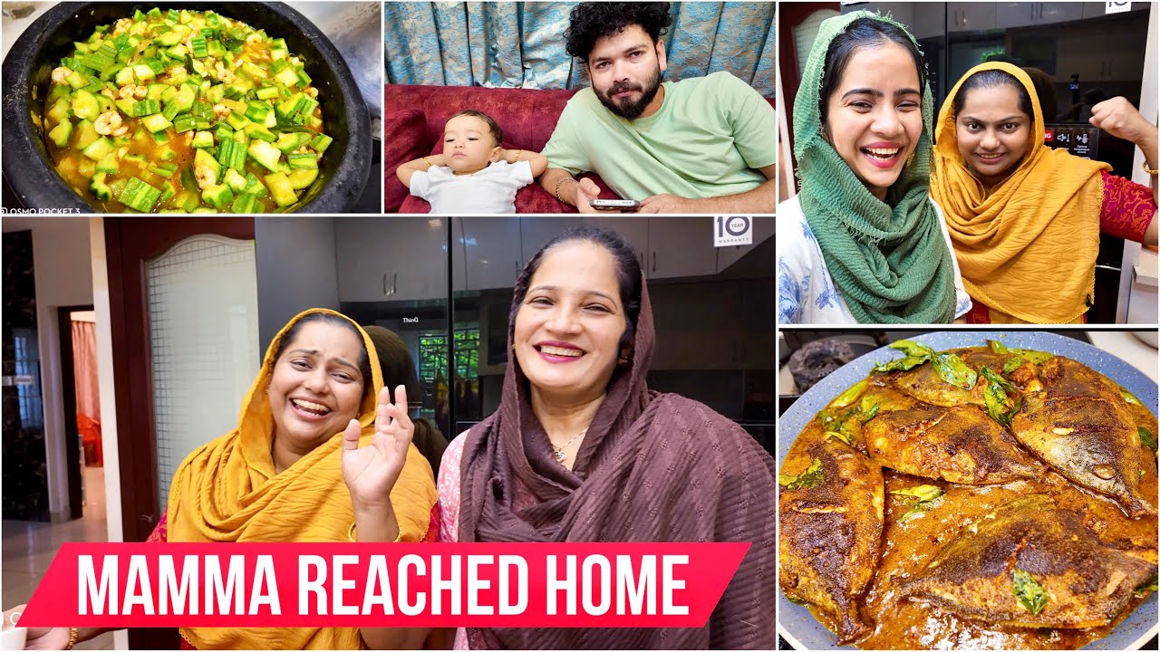 Mamma Reached Kochi 😍 | Mamma’s Special Recipe 😋 | Mashura | Basheer Bashi | Suhana