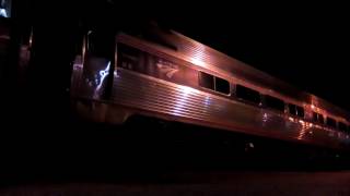 Amtrak's Lake Shore Limited Races BNSF Grain Train Into, and Out Of, Elkhart Indiana