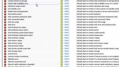 Configuring VMware vCenter Server to send an alarm when virtual machines are running from snapshots