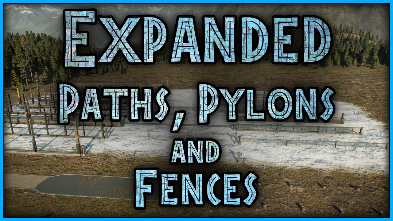 Expanded Paths Pylons and Fences 2.0 (1.7.2) at Jurassic World Evolution 2 Nexus