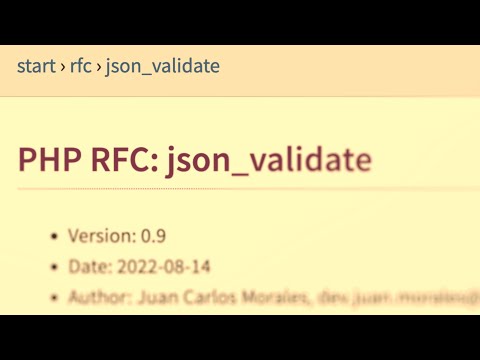 PHP 8.3 new function: json_validate()