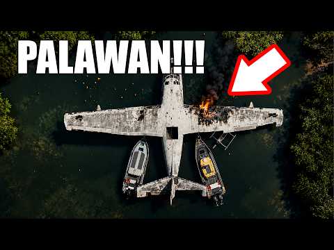 BAKIT HINDI INALIS? Ang Misteryo ng Eroplanong Iniwan sa Gitna ng Palawan! #Shorts #Geoong