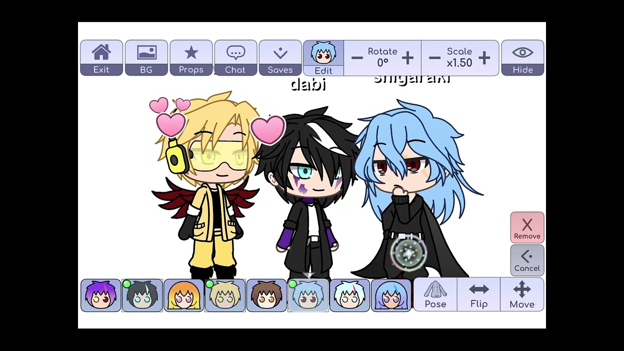 Doing this until I get the ship thing I wanted 😭 shigadabi or dabihawks?