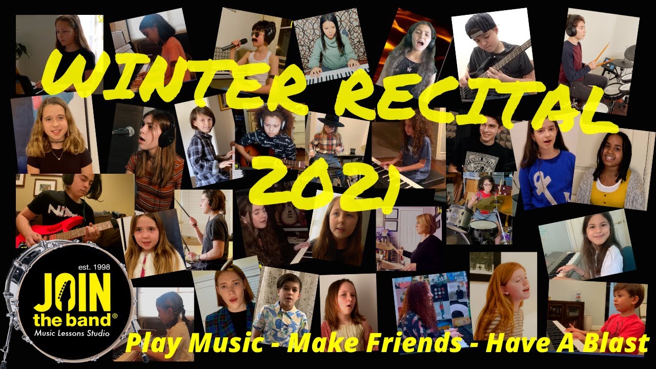 Join The Band - Music Lessons - Winter Recital 2021 - YouTube