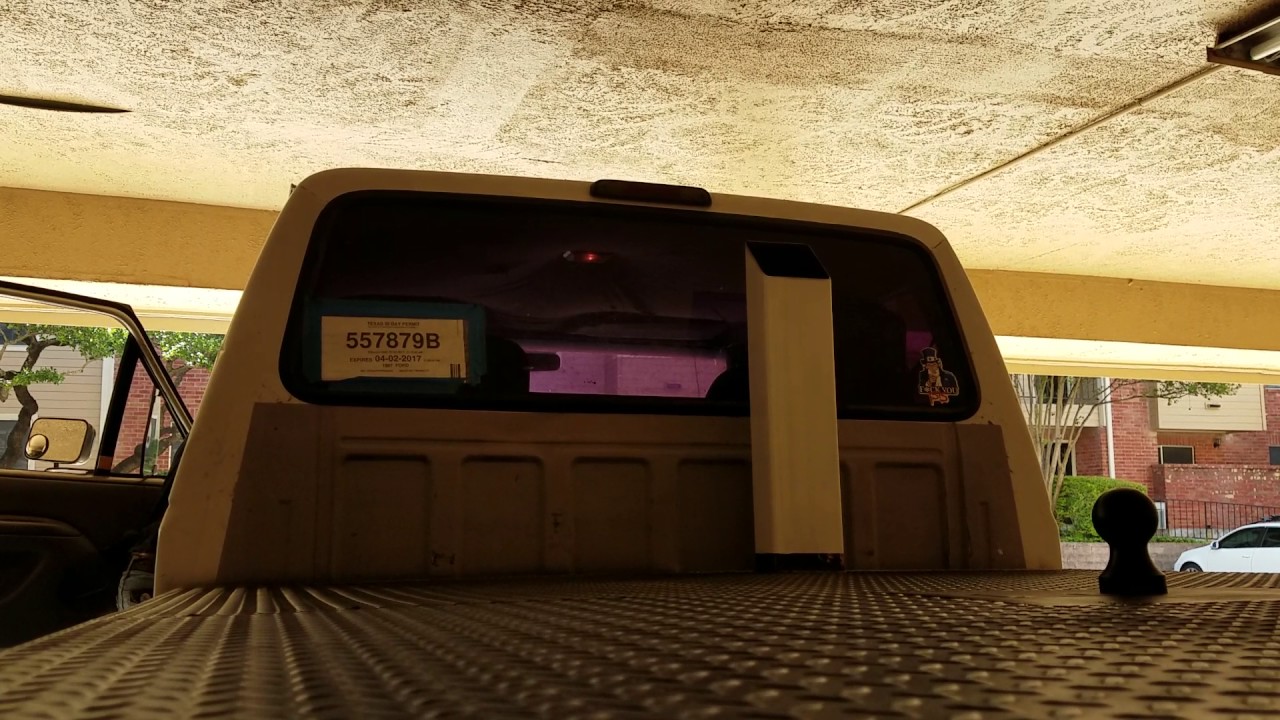 97 f250 powerstroke custom stack startup - YouTube
