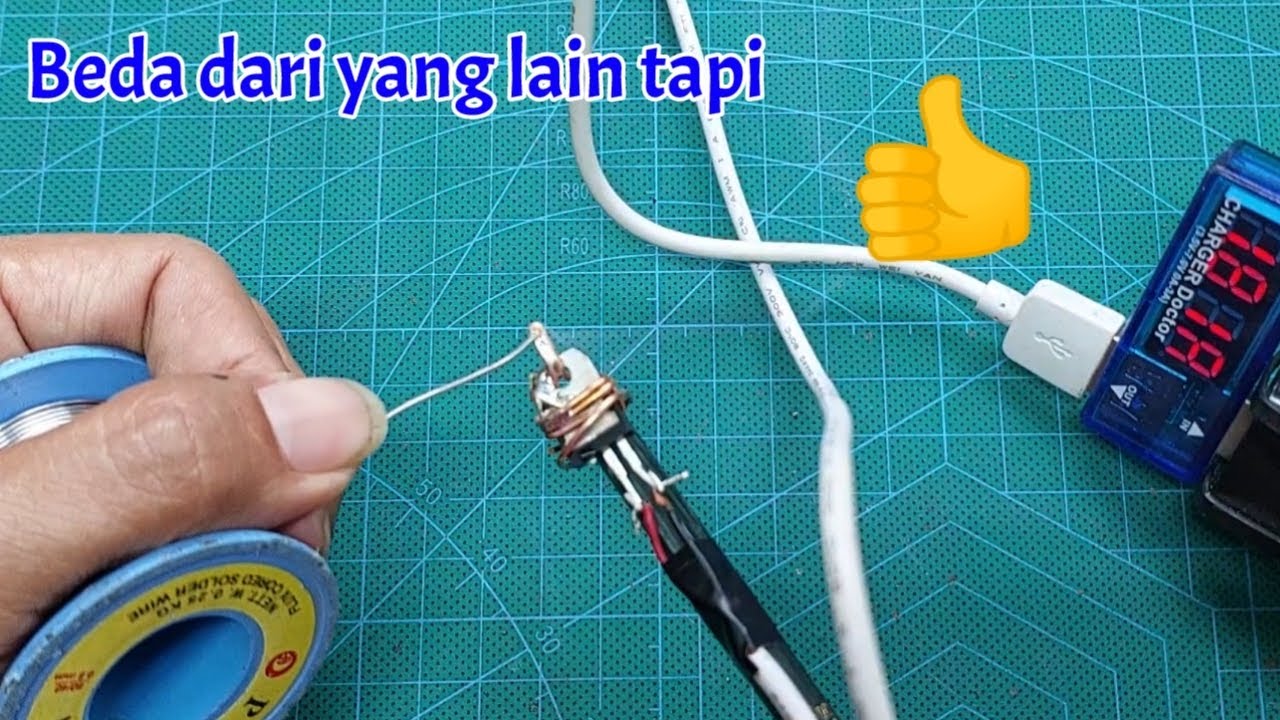Ide kreatif❗Solder darurat dari ic regulator hasil mantap