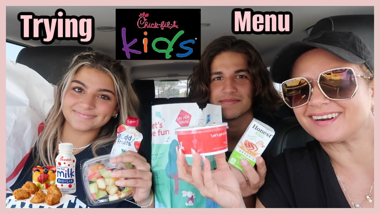 Trying the Chick-Fil-A Kids Menu for the First Time ./Review/Keilly and ...