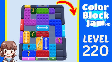 Color Block Jam Level 220 Solution Walkthrough