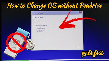How to Change OS without Pendrive in Tamil #techtips #changeos #withoutpendrive