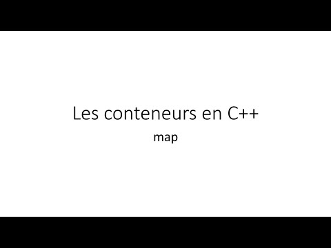 Vidéo: Qu'est-ce qu'un C++ Multimap ?