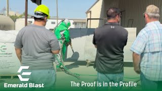 Emerald Blast Abrasive - The Proof is in the Profile