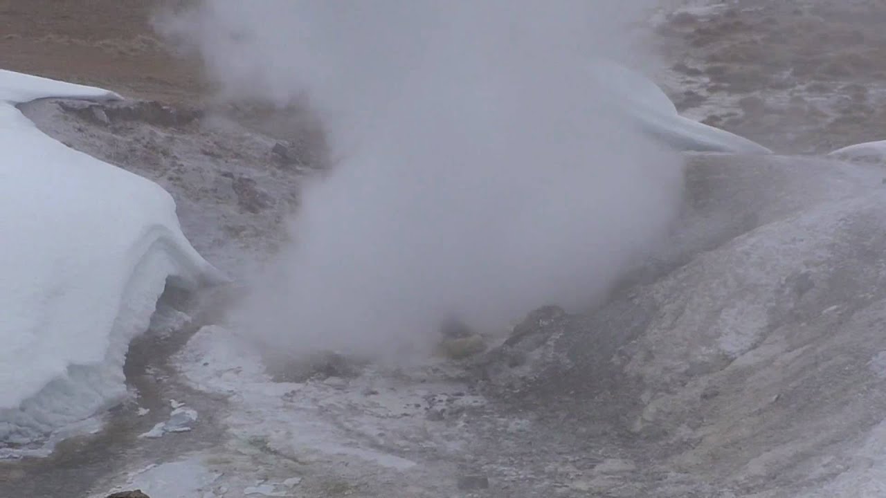 Geyser Area In Yellowstone Park April 2010 - 4.MTS