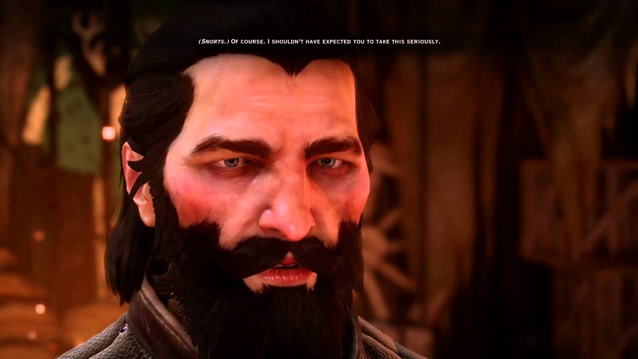 Dragon Age Inquisition Blackwall disapproves and leaves (Ver 2) YouTube