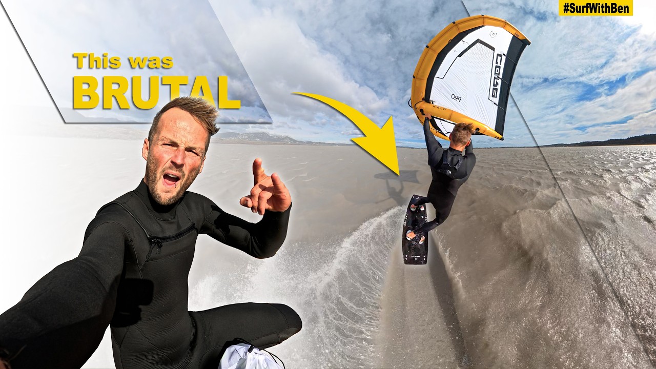 I Tried Twin-Tip Winging in 50+ Knots