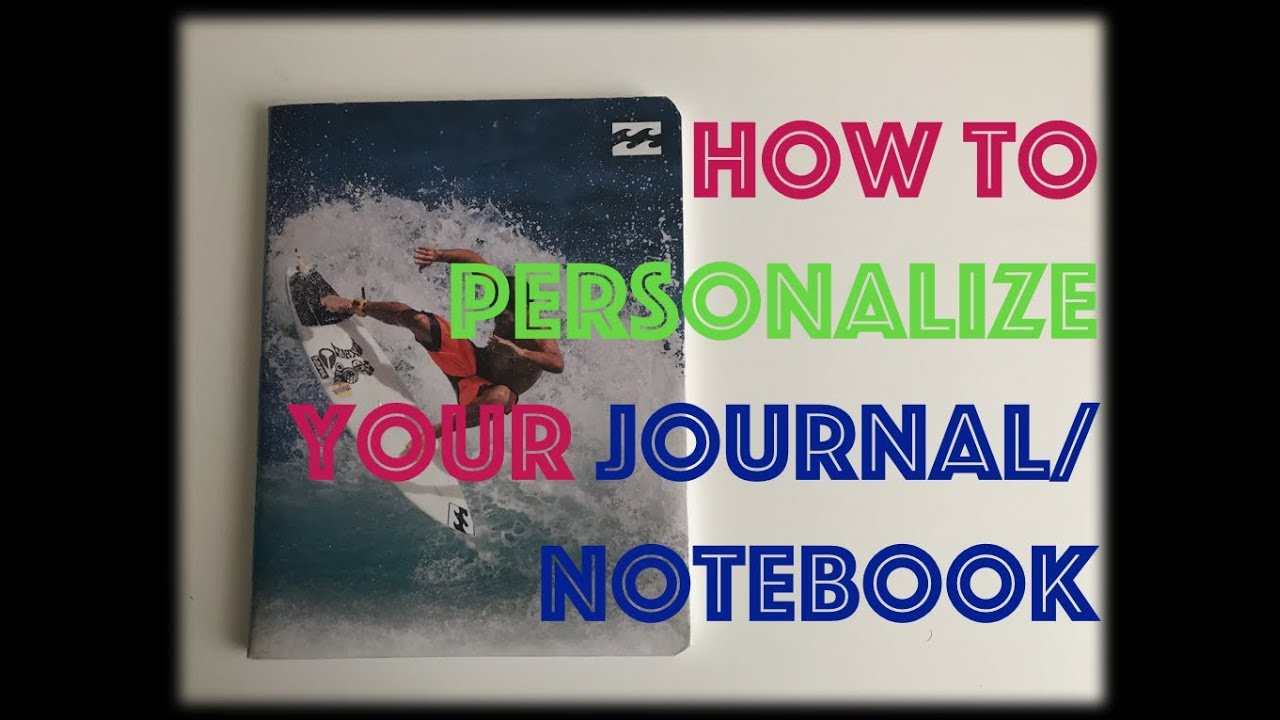 personalize your notebook