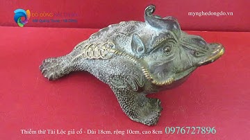Thiềm thừ cổ, cóc vàng 3 chân, thiềm thừ tài lộc. Bán Thiềm Thừ phong thủy