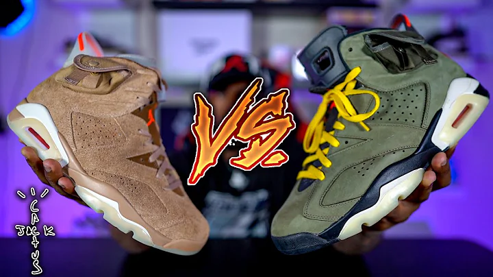 Air Jordan 6 Travis Scott VS British Khaki | Full Comparison