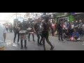 Estranjeros hacen su show en Gamarra (Lima Peru)