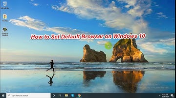 How to Set Default Browser On Windows10 | Chrome | Mozilla Firefox