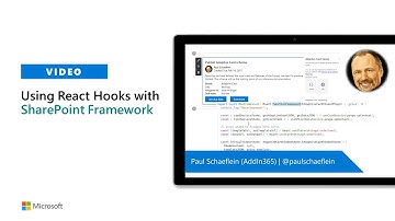 Using React Hooks with SharePoint Framework