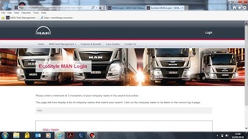 MAN Fleet Management Reports Training Video