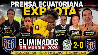 HARSH REACTION! Ecuadorian Press BLASTS Ecuador after 2-0 loss to Mexico | 2026 World Cup