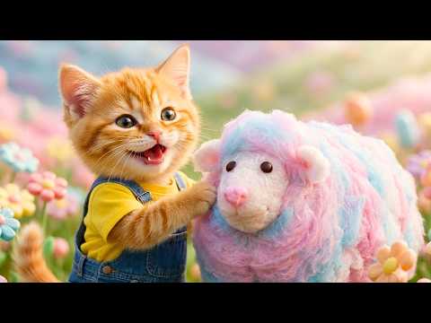 遊び好きな子猫がお菓子の世界に迷い込んだ！夢中で遊んで帰り道を忘れ、ママ猫は心配でいっぱい！🐱🍭🍬