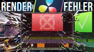 Keine Render-Abbrüche oder Bildfehler mehr! - So behebst du du Render-Probleme in DaVinci Resolve