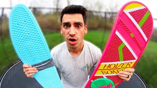 Trampoline Skating The WEIRDEST Skateboards!