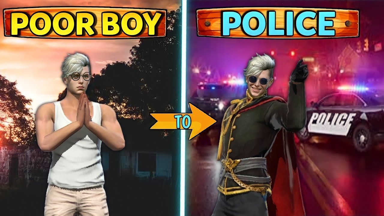 Poor Boy Became Police Officer Short Story  in Freefire In Telugu | FF Short Film In Telugu