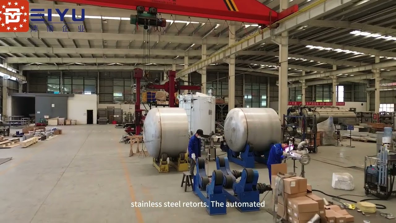 Overview of Peiyu Sterilizer Manufacturing Workshop