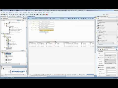 013 Create Record using Java Class exposed on UI  PART 3 Jdeveloper