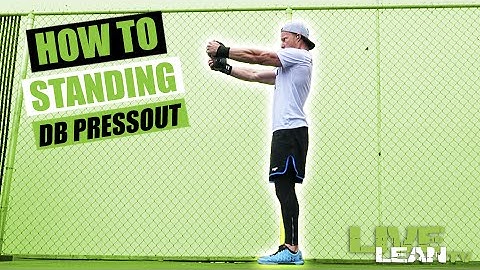 How To Do A STANDING DUMBBELL SHOULDER PRESS OUT | Exercise Demonstration Video and Guide