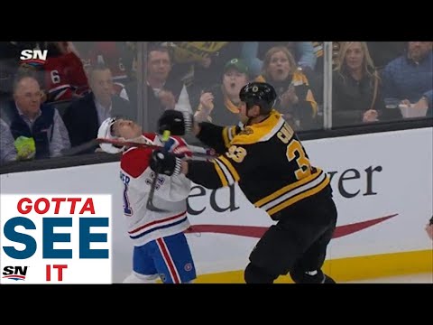 GOTTA SEE IT: Chara Gets Away With Violent Cross-check To Gallagher's Face