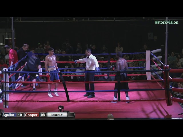 Tri Star Boxing Eduardo Aguilar vs Kevin Cooper 3 17 18 #storkvision