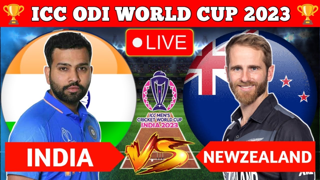 🔴Live : India Vs New zealand match I Live score match IND Vs NZ ICC ...