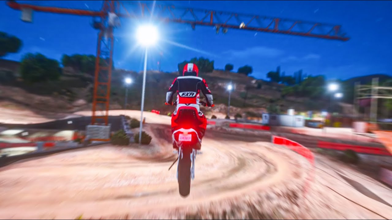 GTA 5 Monster Energy Supercross Game Enhanced Realistic Graphics Mod