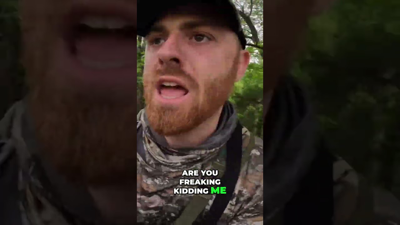 Kicked a Turkey? Hunter's UNBELIEVABLE Reaction! 🦃😂 #shorts