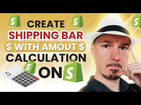 How to create a Free shipping bar with amount calculation on Shopify