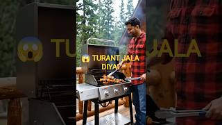 🔥 Machine Se Lakdi Ke Tukde Karke Turant Jalaya! 😱 Amazing Wood Cutting Process