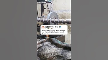 What is the smartest,most creative way of cheating that you