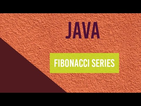Fibonacci Series in Java without recursion method.