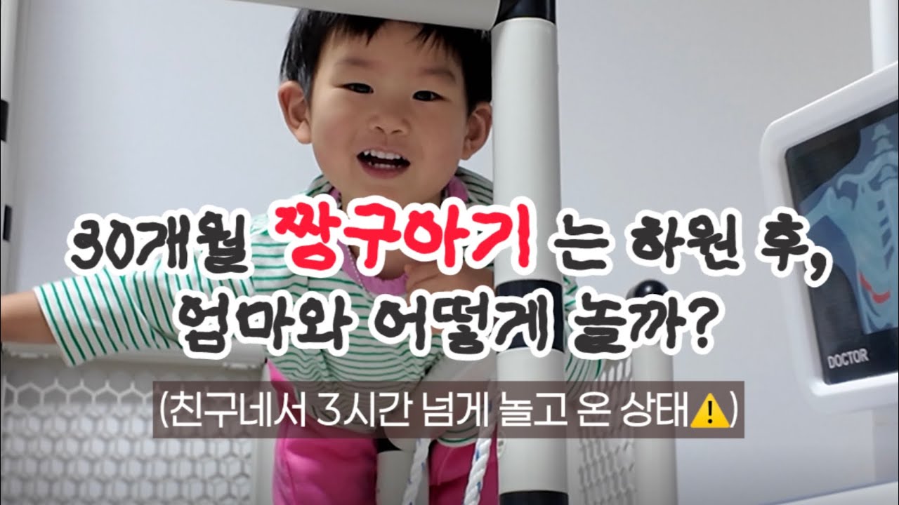 30개월 짱구아기와 만30세 봉미선 엄마의 짧은 일상