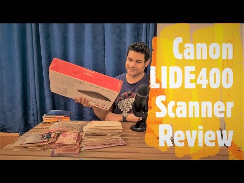 Canon LIDE400 Scanner Review - a must for preserving old photos