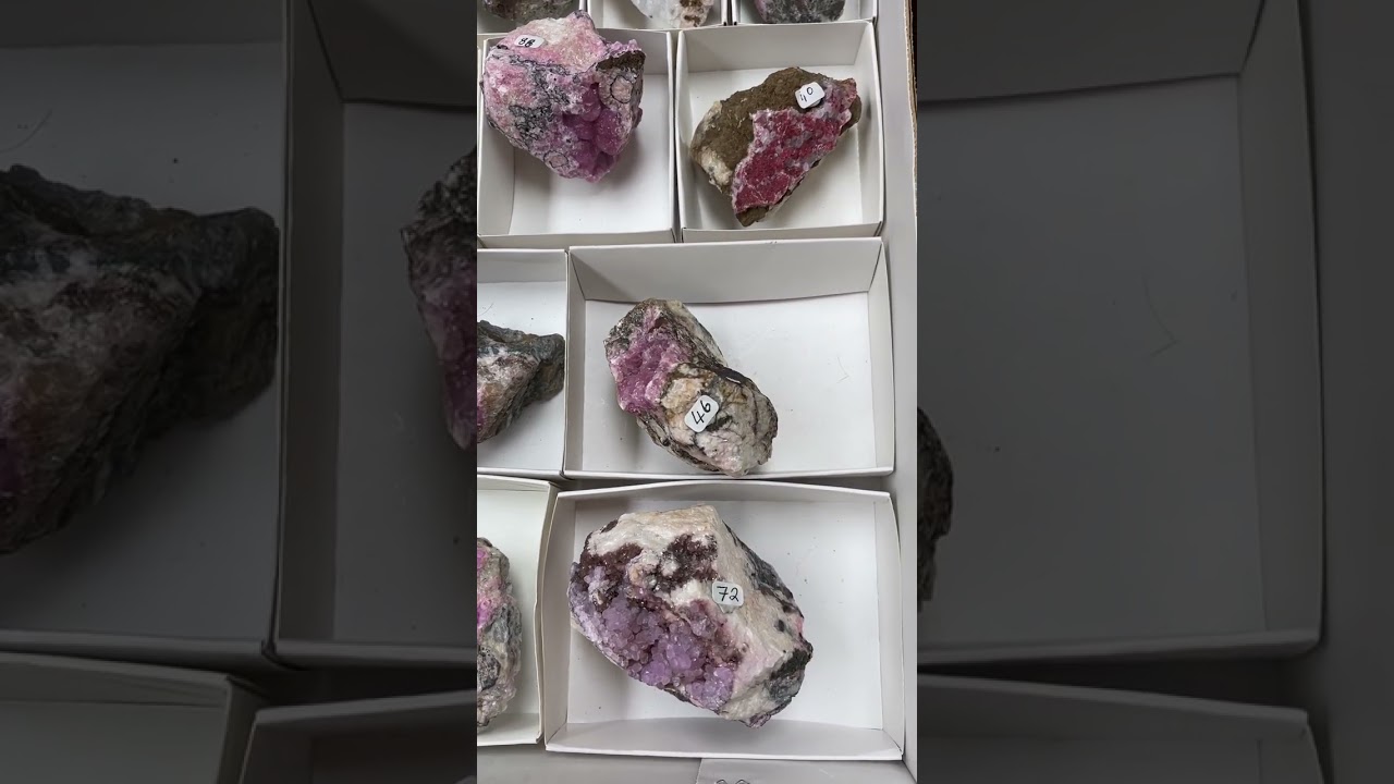 Crystals for Sale - Cobaltine Calcite or Sphaero Cobaltite - has old pricing!