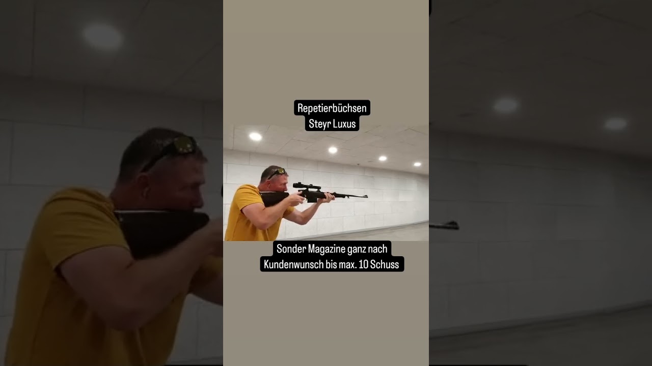 Steyr Luxus, Spezial Magazine ganz nach Kundenwunsch bis max. 10 Schuss, Drückjagd, Saujagd