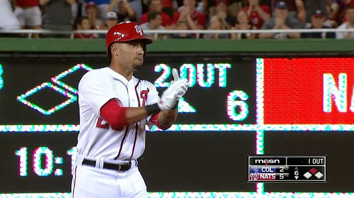 COL@WSH: Nationals score five runs in the 6th