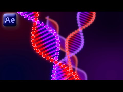 DNA Animation In Adobe After Effects - After Effects Tutorial - No Plugins.