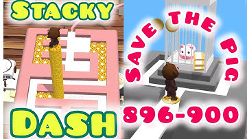 Stacky Dash world record gameplay level #896 #897 #898 #899 #900  #viral #mobilegameroom