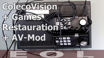 ColecoVision Restauration and AV-Mod